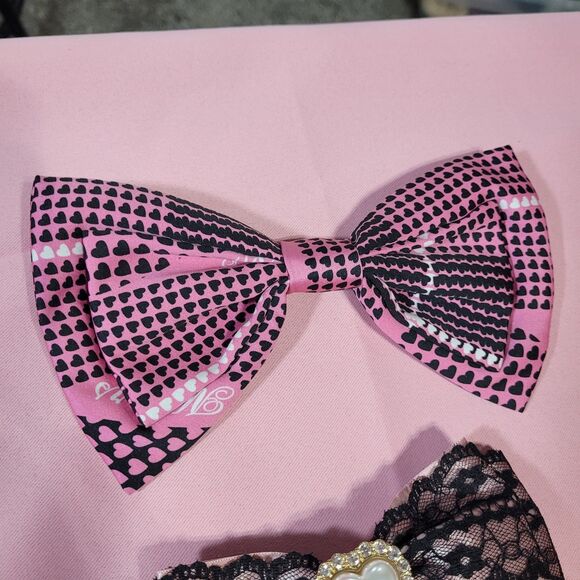 Ma*rs Hair Bow Ribbon Gyaru Accessories Lot Bling Agejo Gyaru Gal Style Pink Y2K main image 14
